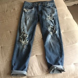 American Eagle Distressed Boyfriend Jeans
